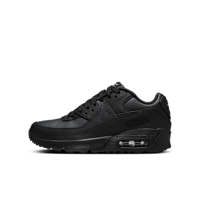 Nike air max 90 gs black discount